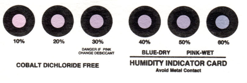 Bild von Feuchte-Messstreifen 10-60 %rF