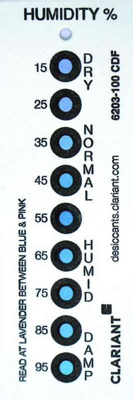 Bild von Feuchte-Messstreifen 15-95 %rF