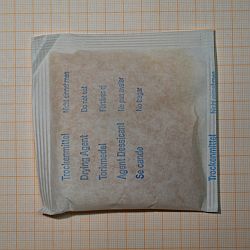 Bild von Trockenbeutel Papier 25 g Silica Gel orange-farblos