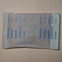Bild von Trockenbeutel Papier 50 g Silica Gel orange-farblos